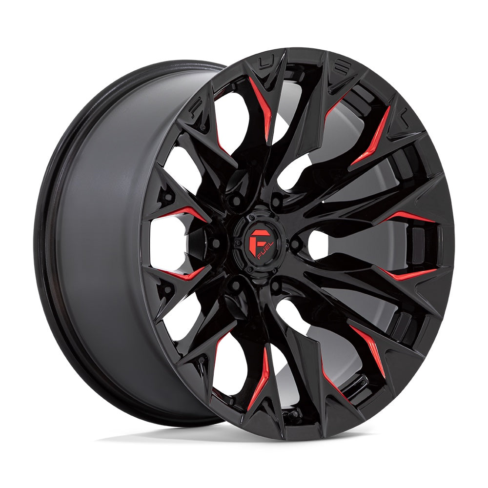 Fuel Off Road フューエルオフロード ホイール D823 FLAME | GLOSS BLACK MILLED W/ CANDY RED