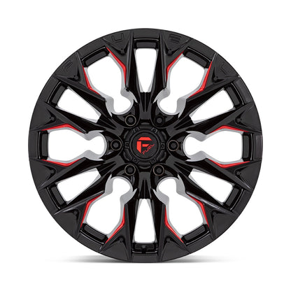 Fuel Off Road フューエルオフロード ホイール D823 FLAME | GLOSS BLACK MILLED W/ CANDY RED