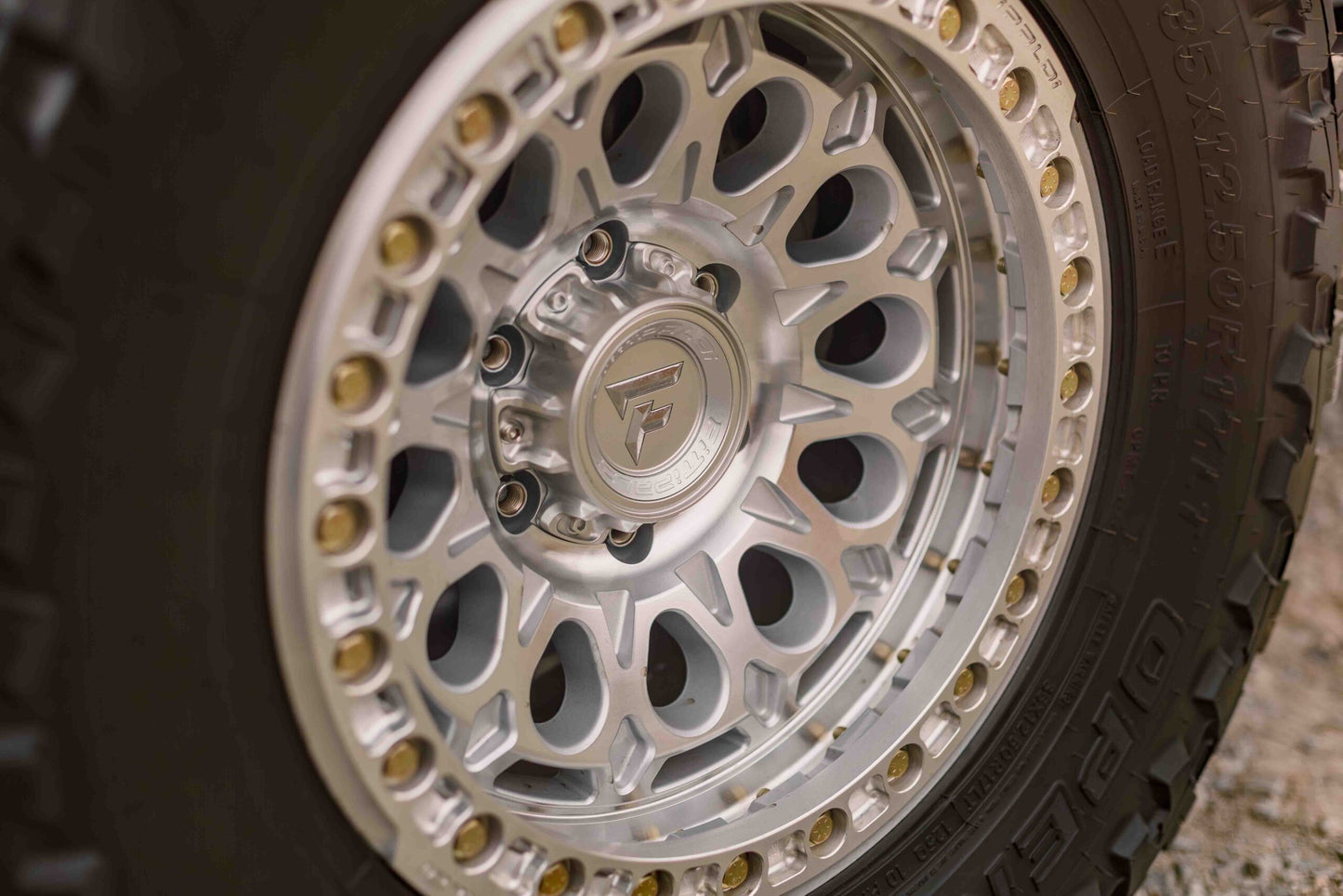Fittipaldi Off Road FB153M BEADLOCK | GLOSS SILVER MACHINED WITH MACHINED RING