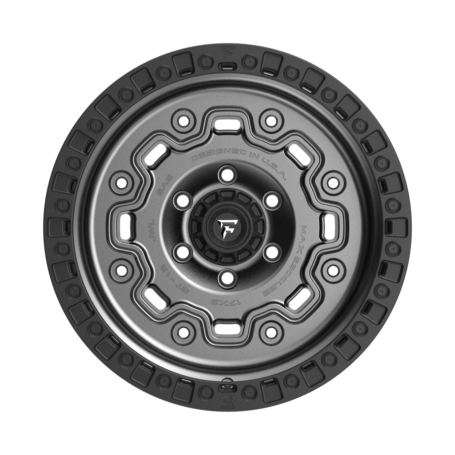 Fittipaldi Off Road FT100AB | SATIN ANTHRACITE WITH SATIN BLACK LIP