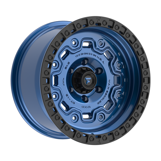 Fittipaldi Off Road FT100BLB | GLOSS BLUE WITH SATIN BLACK LIP