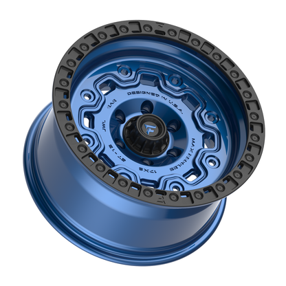 Fittipaldi Off Road FT100BLB | GLOSS BLUE WITH SATIN BLACK LIP