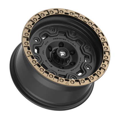 Fittipaldi Off Road FT100BZ | SATIN BLACK WITH BRONZE RING