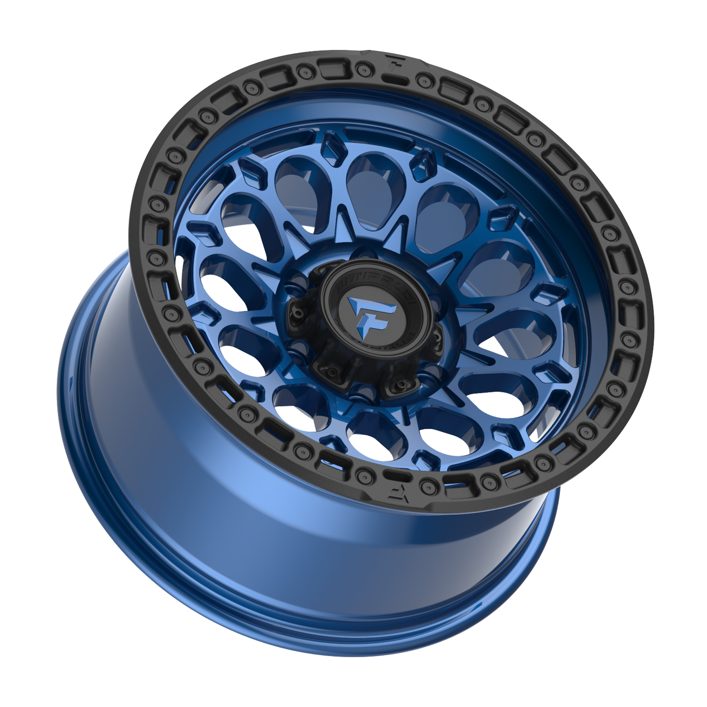 Fittipaldi Off Road FT101BLB | GLOSS BLUE WITH SATIN BLACK LIP