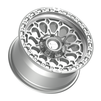 Fittipaldi Off Road FT101MS | GLOSS SILVER WITH MACHINED FACE AND UNDERCUT