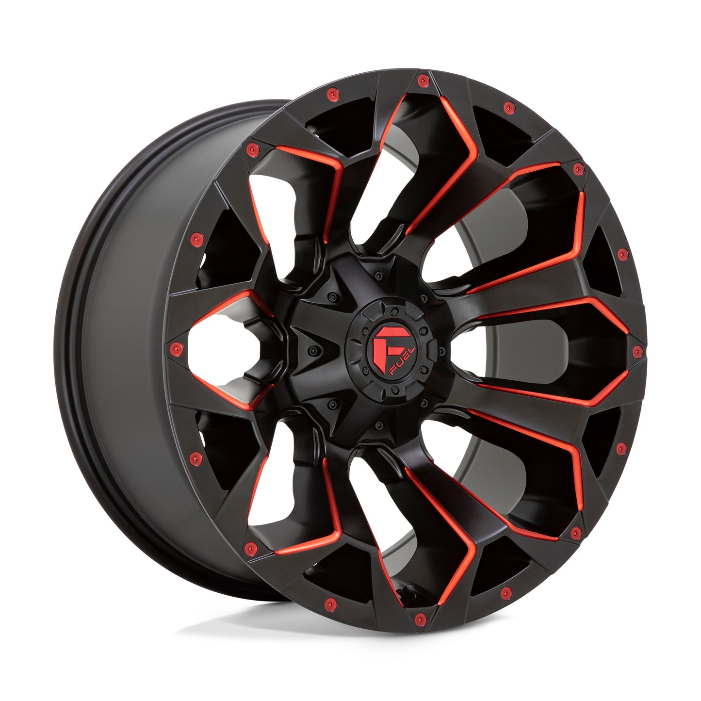 Fuel Off Road フューエルオフロード ホイール D808 HURRICANE | GLOSS BLACK MILLED RED TINT