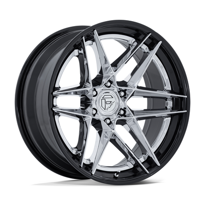 Fuel Off Road フューエルオフロード ホイール FC408 FLIGHT | CHROME W/ GLOSS BLACK LIP
