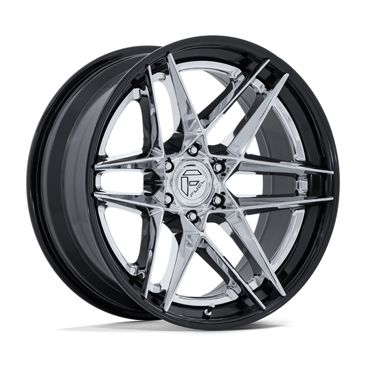 Fuel Off Road フューエルオフロード ホイール FC408 FLIGHT | CHROME W/ GLOSS BLACK LIP