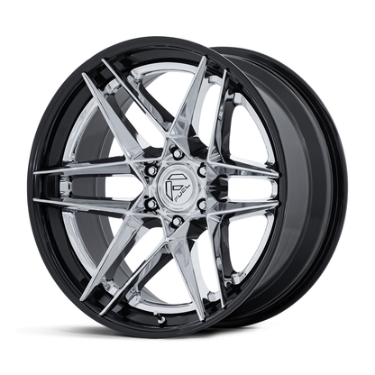 Fuel Off Road フューエルオフロード ホイール FC408 FLIGHT | CHROME W/ GLOSS BLACK LIP