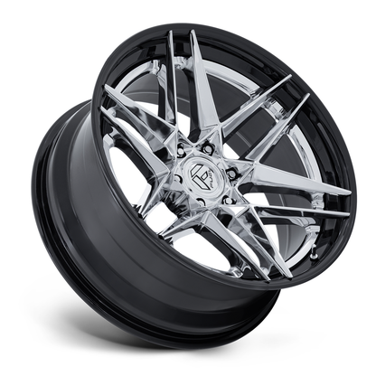Fuel Off Road フューエルオフロード ホイール FC408 FLIGHT | CHROME W/ GLOSS BLACK LIP