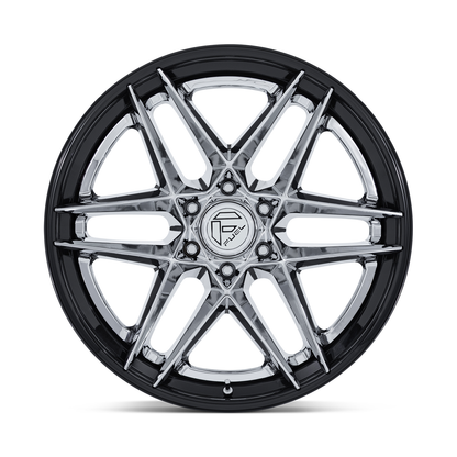 Fuel Off Road フューエルオフロード ホイール FC408 FLIGHT | CHROME W/ GLOSS BLACK LIP