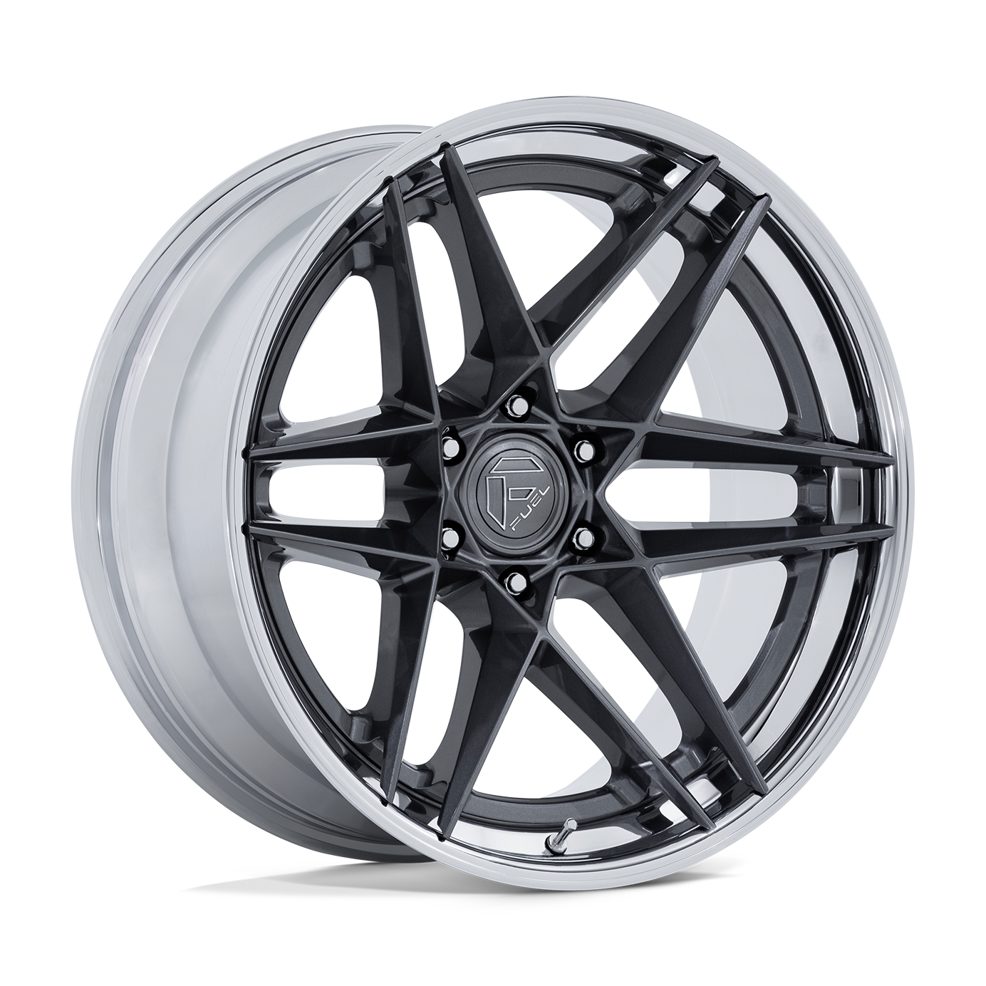 Fuel Off Road フューエルオフロード ホイール FC408 FLIGHT | GLOSS GUNMETAL W/ CHROME LIP
