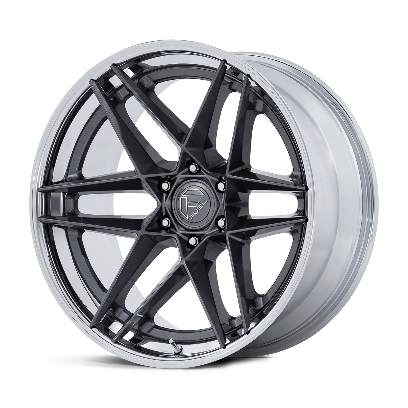 Fuel Off Road フューエルオフロード ホイール FC408 FLIGHT | GLOSS GUNMETAL W/ CHROME LIP