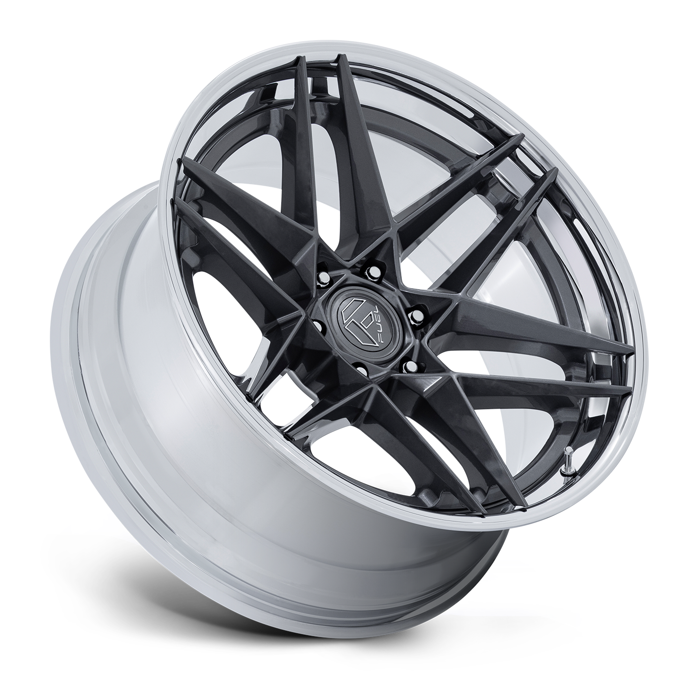 Fuel Off Road フューエルオフロード ホイール FC408 FLIGHT | GLOSS GUNMETAL W/ CHROME LIP