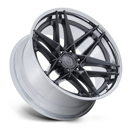 Fuel Off Road フューエルオフロード ホイール FC408 FLIGHT | GLOSS GUNMETAL W/ CHROME LIP