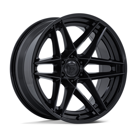 Fuel Off Road フューエルオフロード ホイール FC408 FLIGHT | MATTE BLACK W/ GLOSS BLACK LIP