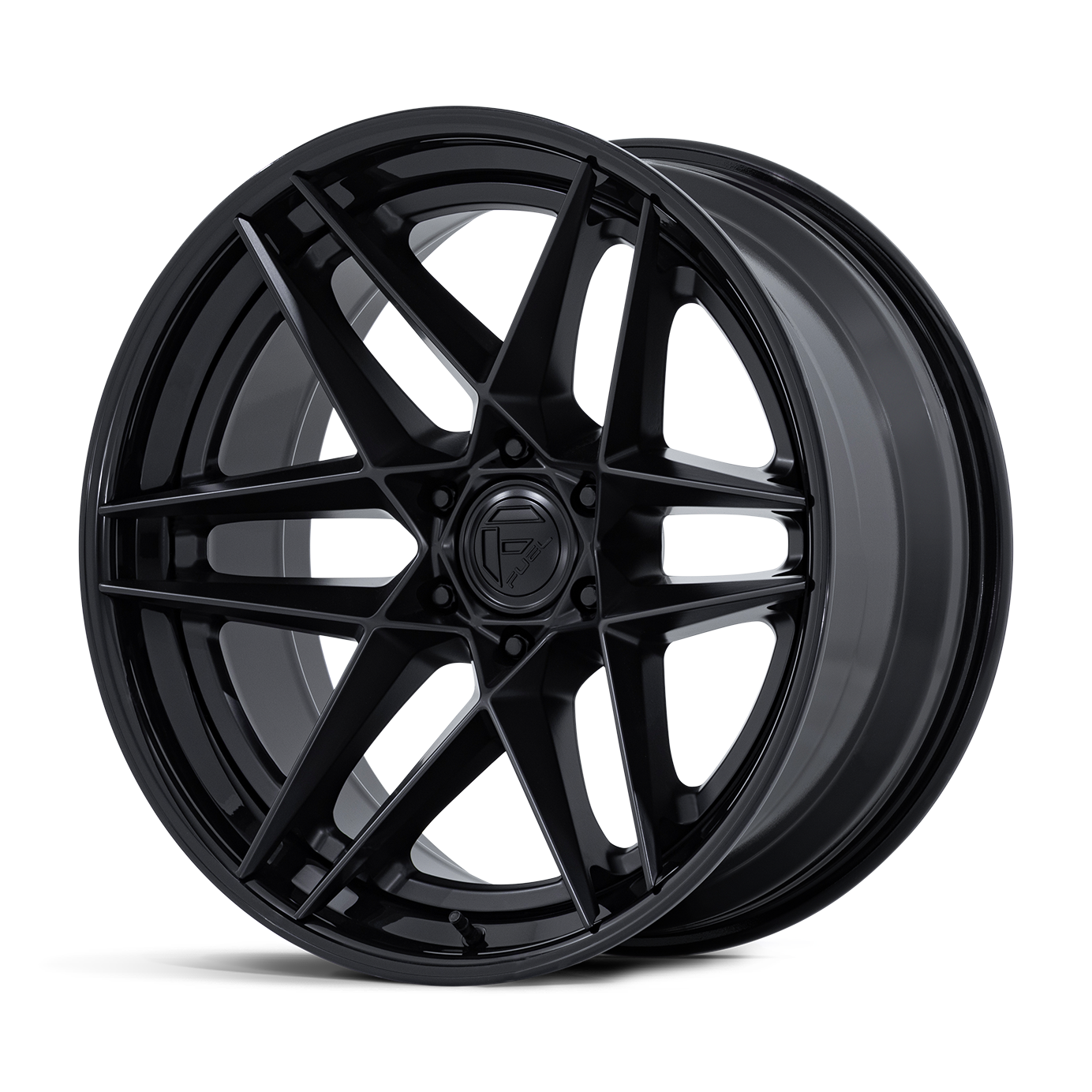 Fuel Off Road フューエルオフロード ホイール FC408 FLIGHT | MATTE BLACK W/ GLOSS BLACK LIP