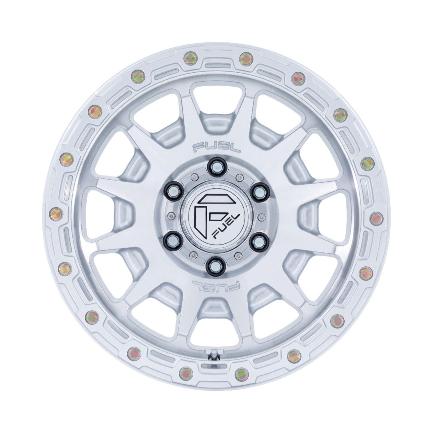 Fuel Off Road フューエルオフロード ホイール FC884 FORTRESS | GLOSS SILVER W/ MACHINED FACE