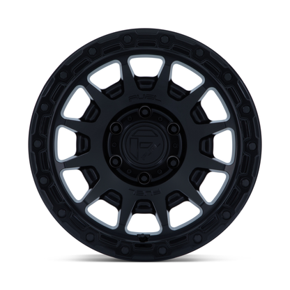 Fuel Off Road フューエルオフロード ホイール FC884 FORTRESS | MATTE BLACK W/ GLOSS BLACK LIP