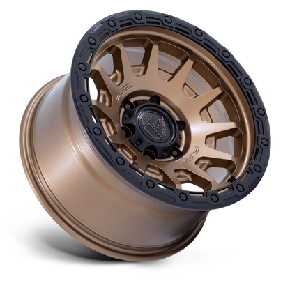 Fuel Off Road フューエルオフロード ホイール FC884 FORTRESS | MATTE BRONZE W GLOSS BLACK LIP