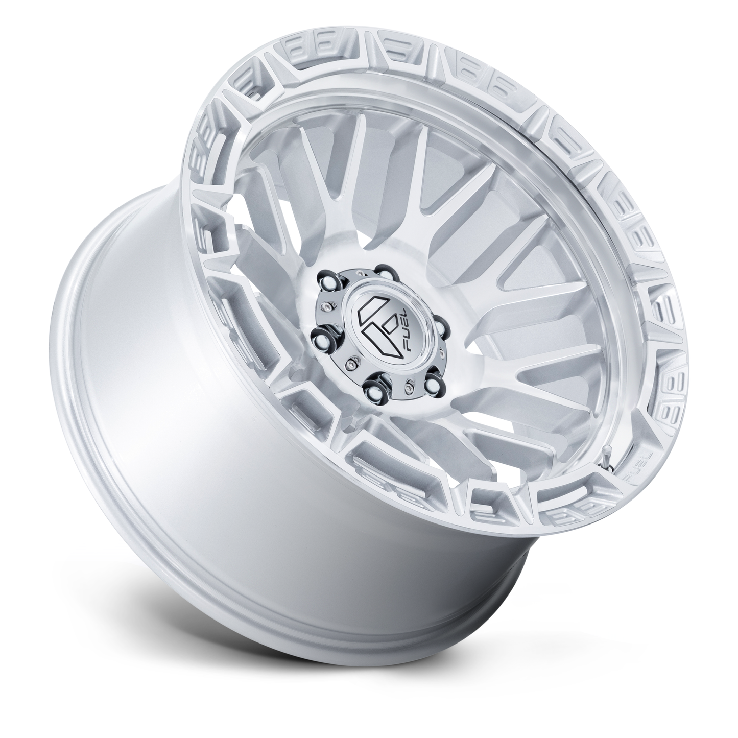 Fuel Off Road フューエルオフロード ホイール FC890 RAIL | GLOSS SILVER W/ MACHINED FACE