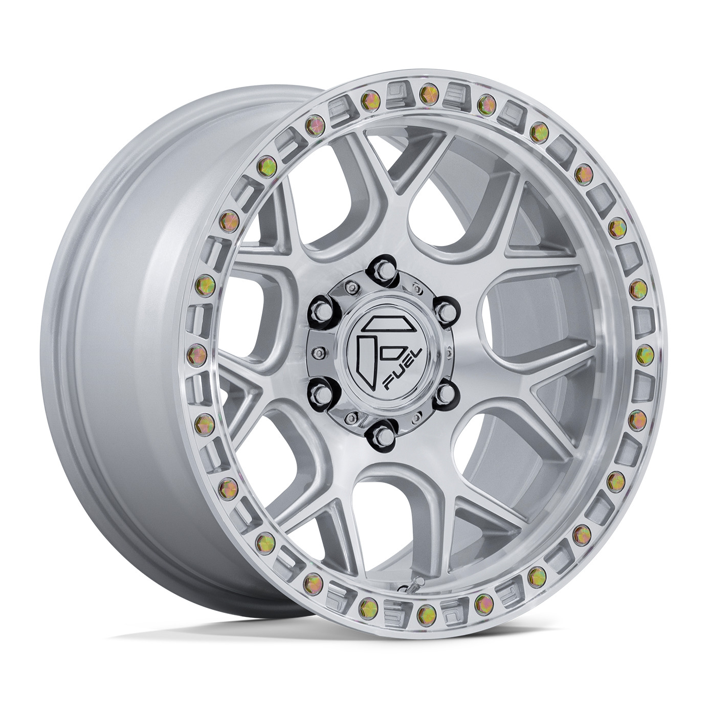 Fuel Off Road フューエルオフロード ホイール FC908 PUMA | GLOSS SILVER W/ MACHINED FACE