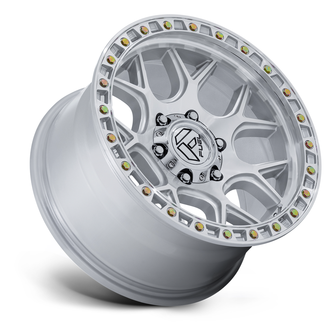 Fuel Off Road フューエルオフロード ホイール FC908 PUMA | GLOSS SILVER W/ MACHINED FACE