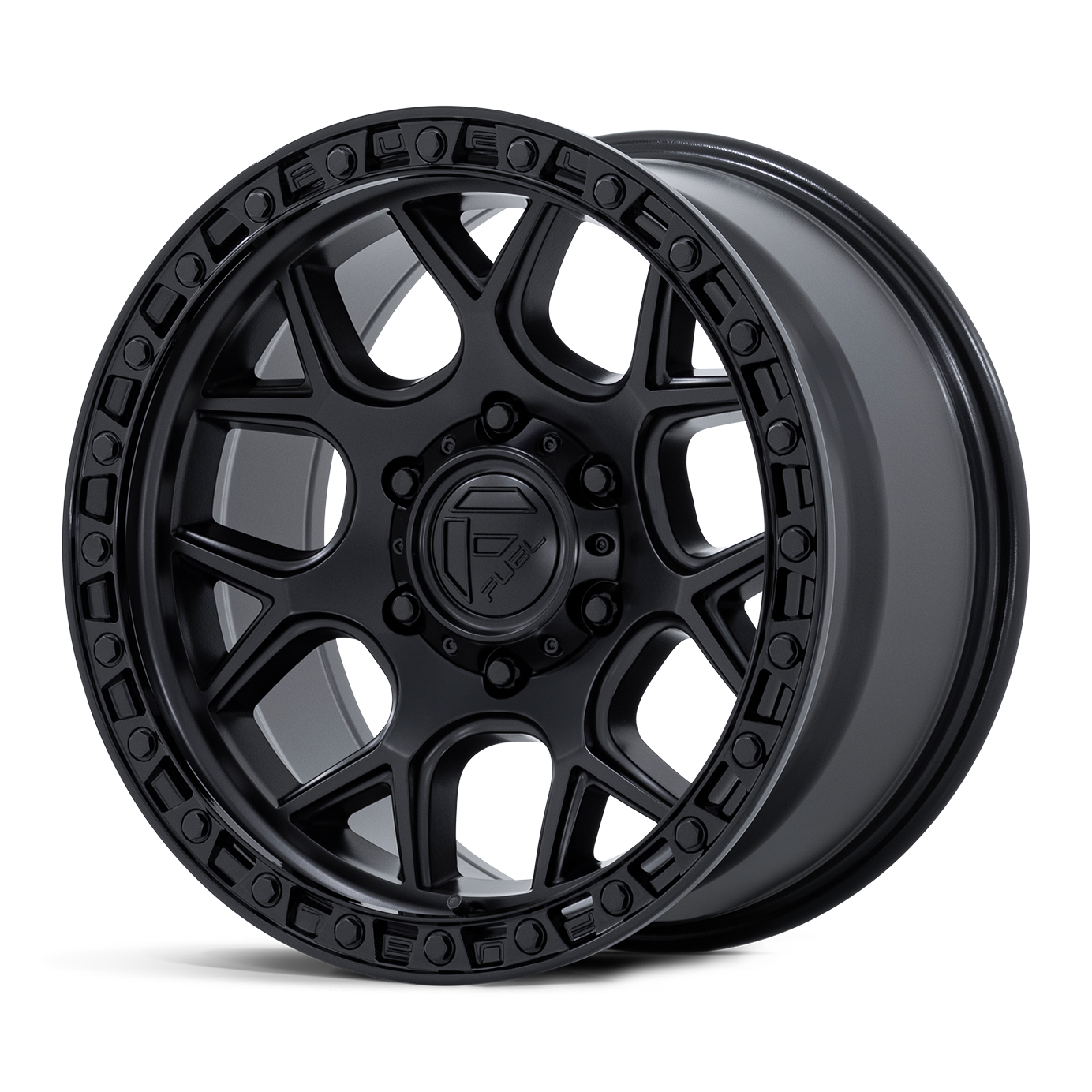 Fuel Off Road フューエルオフロード ホイール FC908 PUMA | MATTE BLACK W/ GLOSS BLACK LIP