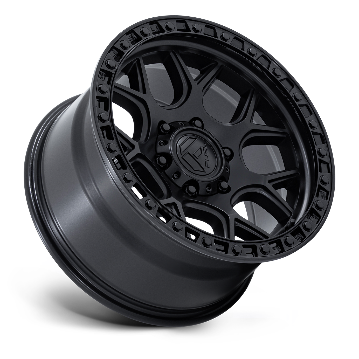 Fuel Off Road フューエルオフロード ホイール FC908 PUMA | MATTE BLACK W/ GLOSS BLACK LIP