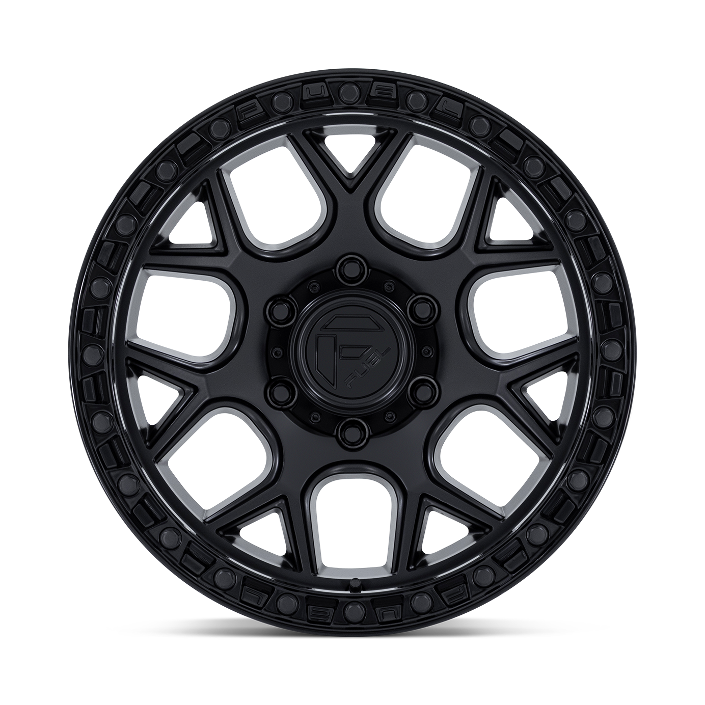 Fuel Off Road フューエルオフロード ホイール FC908 PUMA | MATTE BLACK W/ GLOSS BLACK LIP