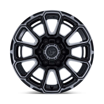 Fuel Off Road フューエルオフロード ホイール FC910 FOXHOUND | GLOSS BLACK DARK TINTED CLEAR
