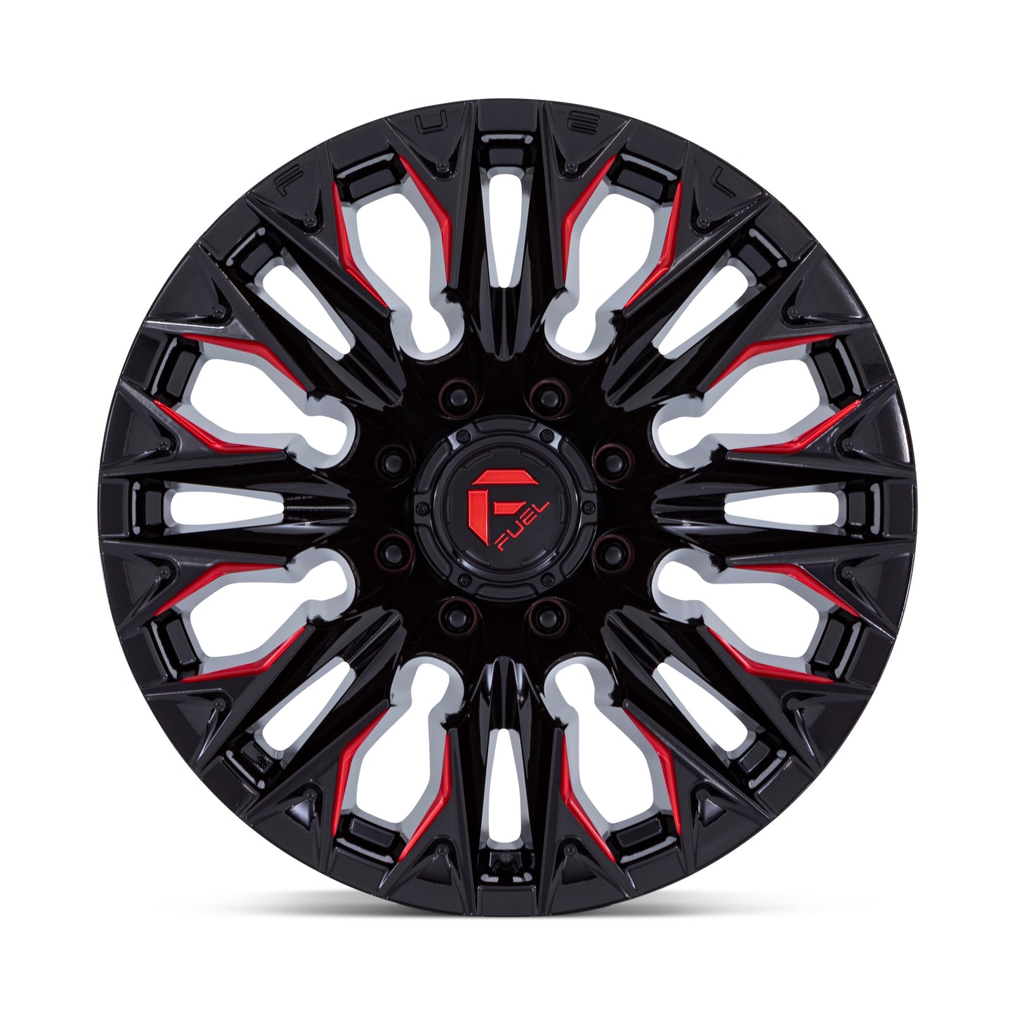 Fuel Off Road フューエルオフロード ホイール D823 FLAME | GLOSS BLACK MILLED W/ CANDY RED