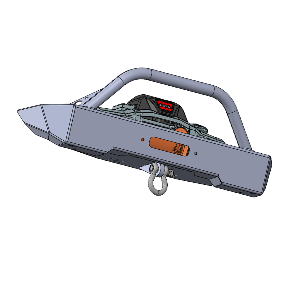 SAVVY OFFROAD サヴィーオフロード クローラー ライト アルミニウム フロントバンパー フープあり (JK)