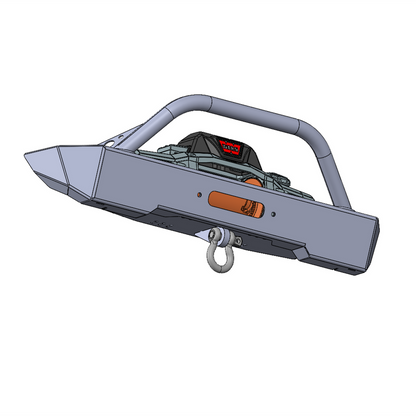 SAVVY OFFROAD サヴィーオフロード クローラー ライト アルミニウム フロントバンパー フープあり (JK)