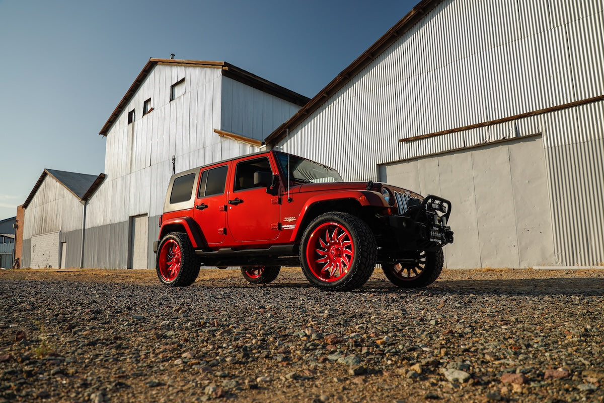 Fuel Off Road フューエルオフロード ホイール D745 SABER | CANDY RED MILLED