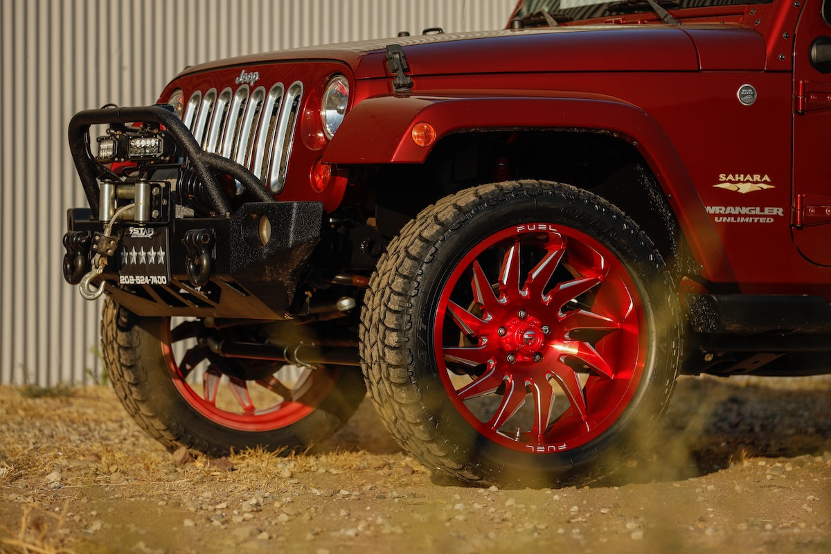 Fuel Off Road フューエルオフロード ホイール D745 SABER | CANDY RED MILLED