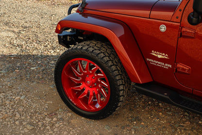 Fuel Off Road フューエルオフロード ホイール D745 SABER | CANDY RED MILLED