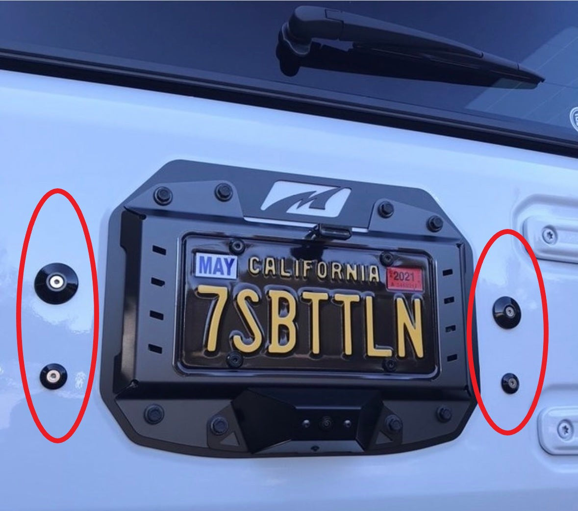 Vector Offroad ベクターオフロード UFO JL リア テールゲート デリートセット