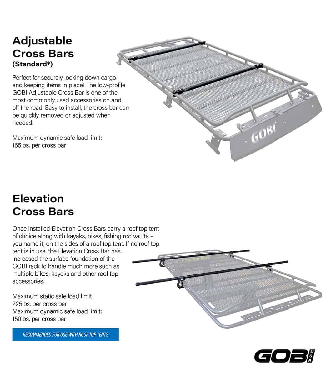 GOBI ゴビラック JL スカイワンタッチ専用 ステルスラック 40"ライトバー 対応