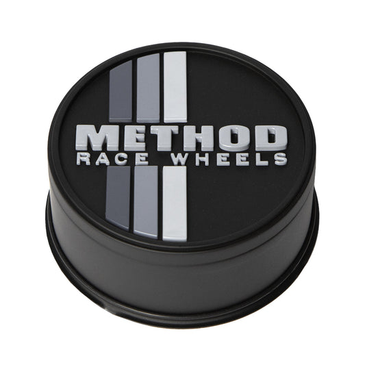 Method Race Wheels メソッド ホイール Center Cap センターキャップ グレーストライプ プッシュスルー Black