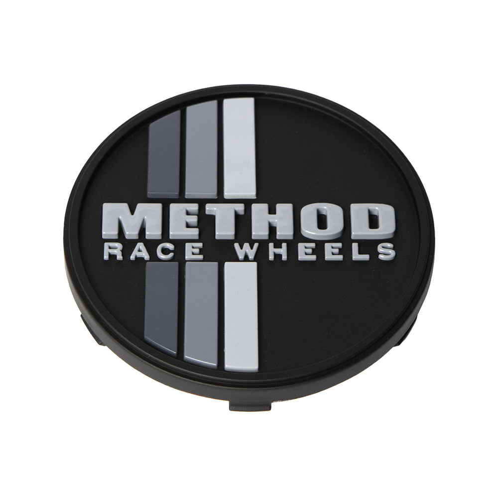 Method Race Wheels メソッド ホイール Center Cap センターキャップ グレーストライプ スナップイン Black ...