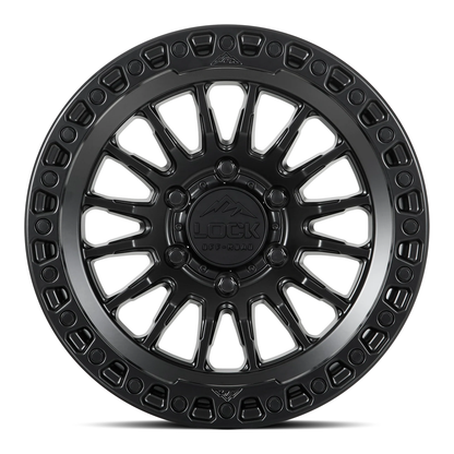 Lock Off Road Wheels ロックオフロード ホイール GRIT | Matte Black w/ Matte Black Ring