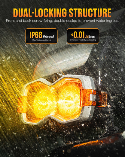 NOVSIGHT HALO Standardシリーズ 4.5インチ DRL LEDポッドライト