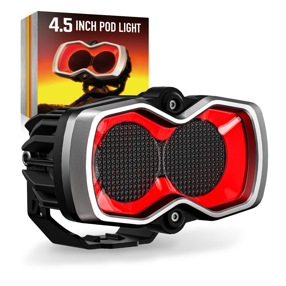 NOVSIGHT HALOシリーズ 4.5インチ LED サードブレーキ＆リバースライト 単品