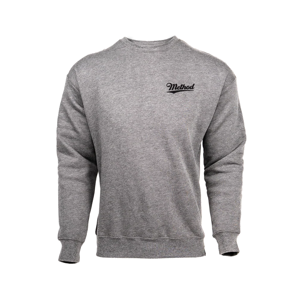 Method メソッド Pub Crewneck Sweatshirt Deep Heather