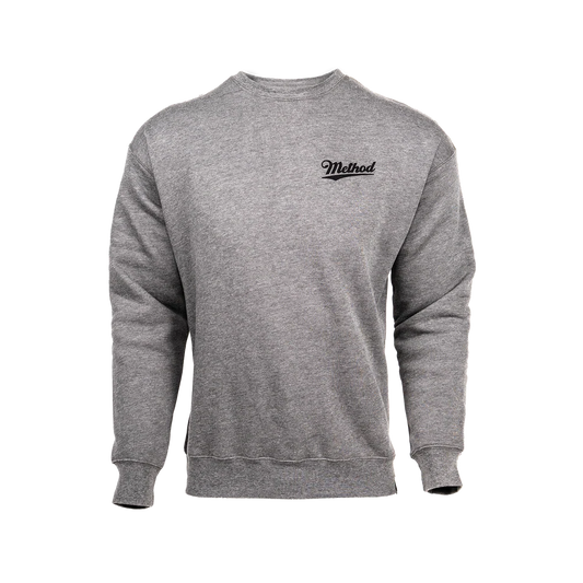 Method メソッド Pub Crewneck Sweatshirt Deep Heather