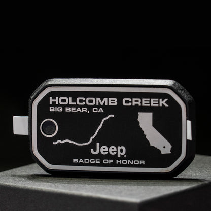 Badge of Honor バッジオブオナー California Big Bear Holcomb Creek カリフォルニア ビッグベア アメリカ 本国 ジープバッジ