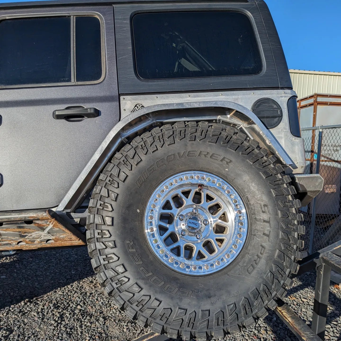 NEXT VENTURE MOTORSPORTS リアアルミニウム ハイラインフェンダー(JL