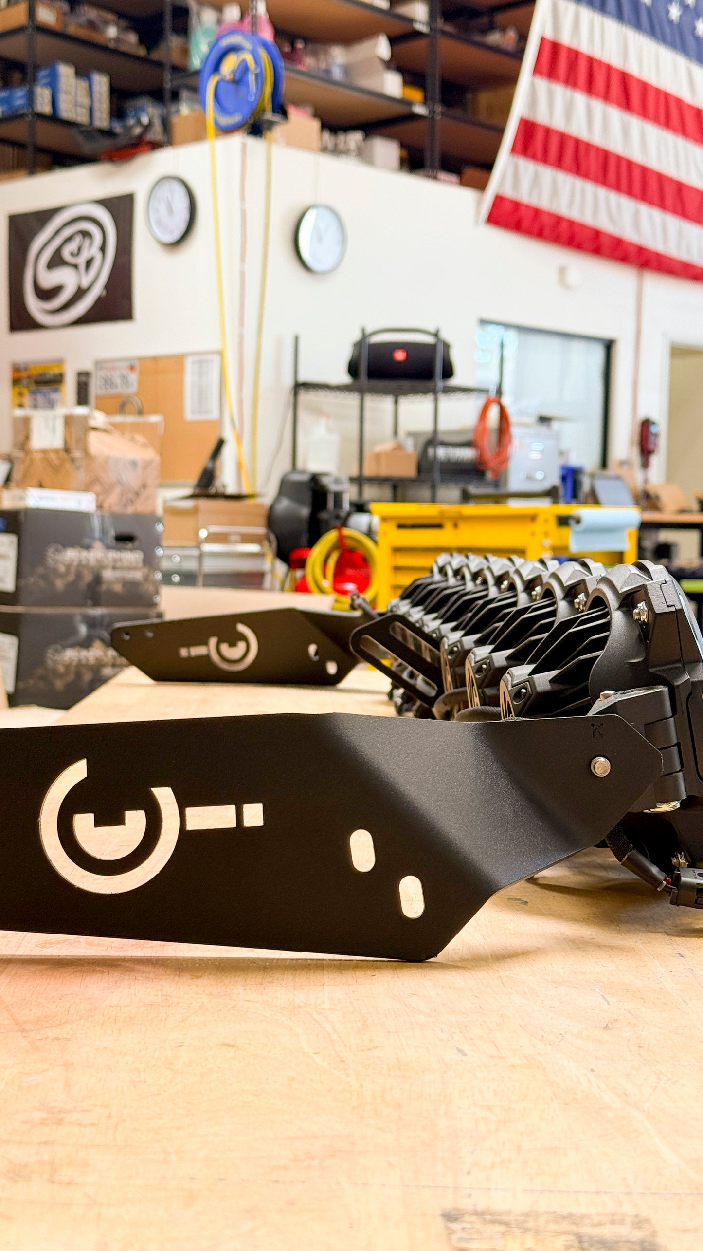 PRINSU プリンス フロントフェイシング ライトバー ブラケット KC Hilites用