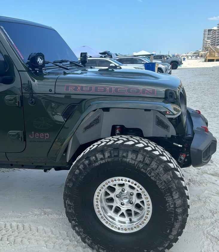 Motobilt JL/JT用ハイクリアランス フロント インナーフェンダー（40インチ以上タイヤ対応）